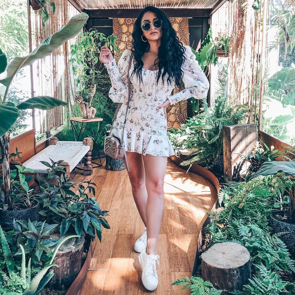 Hello molly Clear Eyes Dress White Small